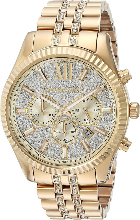 michael kors men's gold watch.